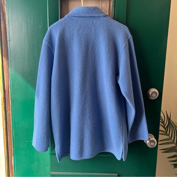 Bernardo Women's Blue Wool Jacket - Picture 3 of 3